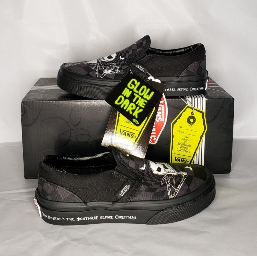 NWT Kids Nightmare Before Christmas x Vans